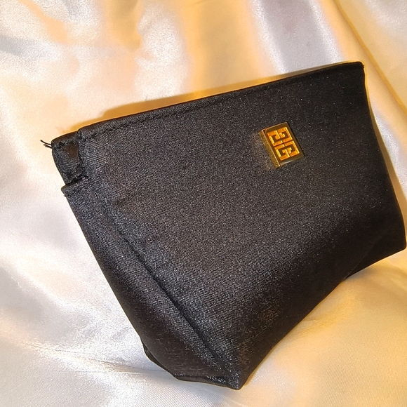 Givenchy Cosmetic Parfum Bag in Shimmery Black with Gold Hardware - Picture 2 of 14